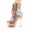 Pleaser - BLONDIER1020 Bottes de plateforme, Pole dance chaussures - Chaussures de pole dance - Couleur or Product image